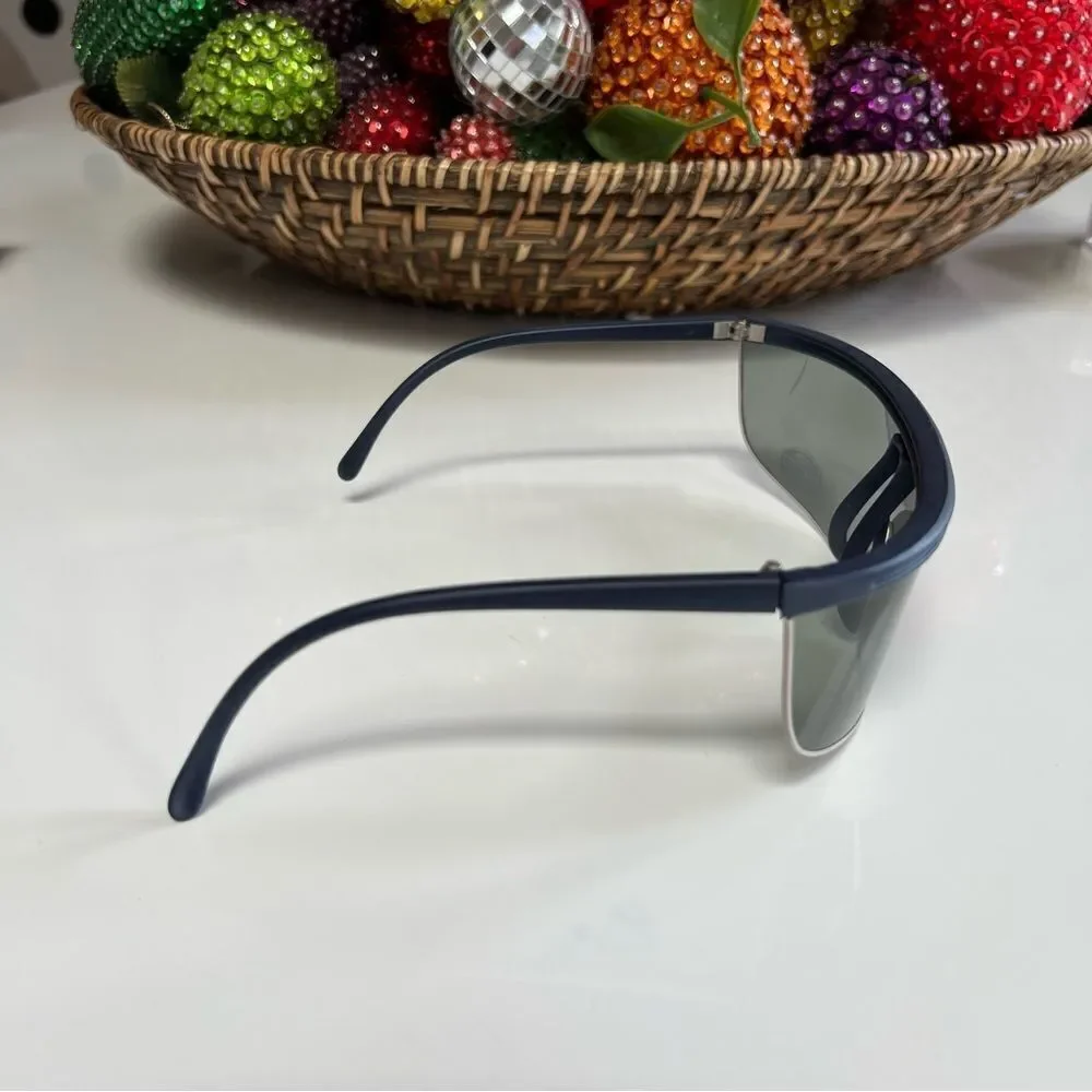 True Vintage Deadstock 1980s Sporty Polarized Windsheild Aviator Glasses Pair 4